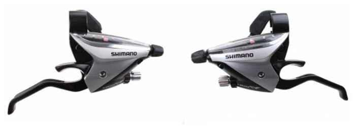 Шифтер/тормозная ручка Shimano Acera EF65 лев/пр 3x7 тр.+оплетк серебро ESTEF65P7A3S