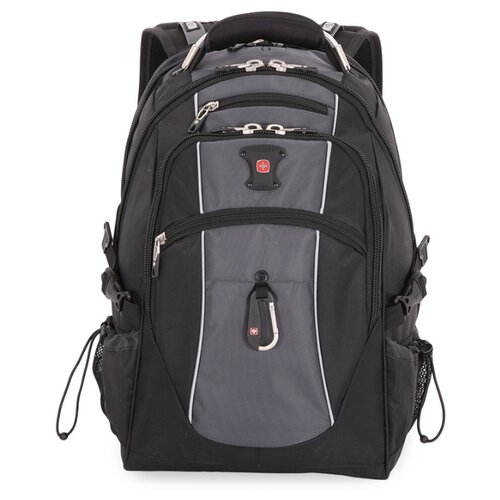 фото Рюкзак swissgear, 15”, черно-серый, полиэстер 900d/420d/м2 добби, 34x23x48 см, 38 л