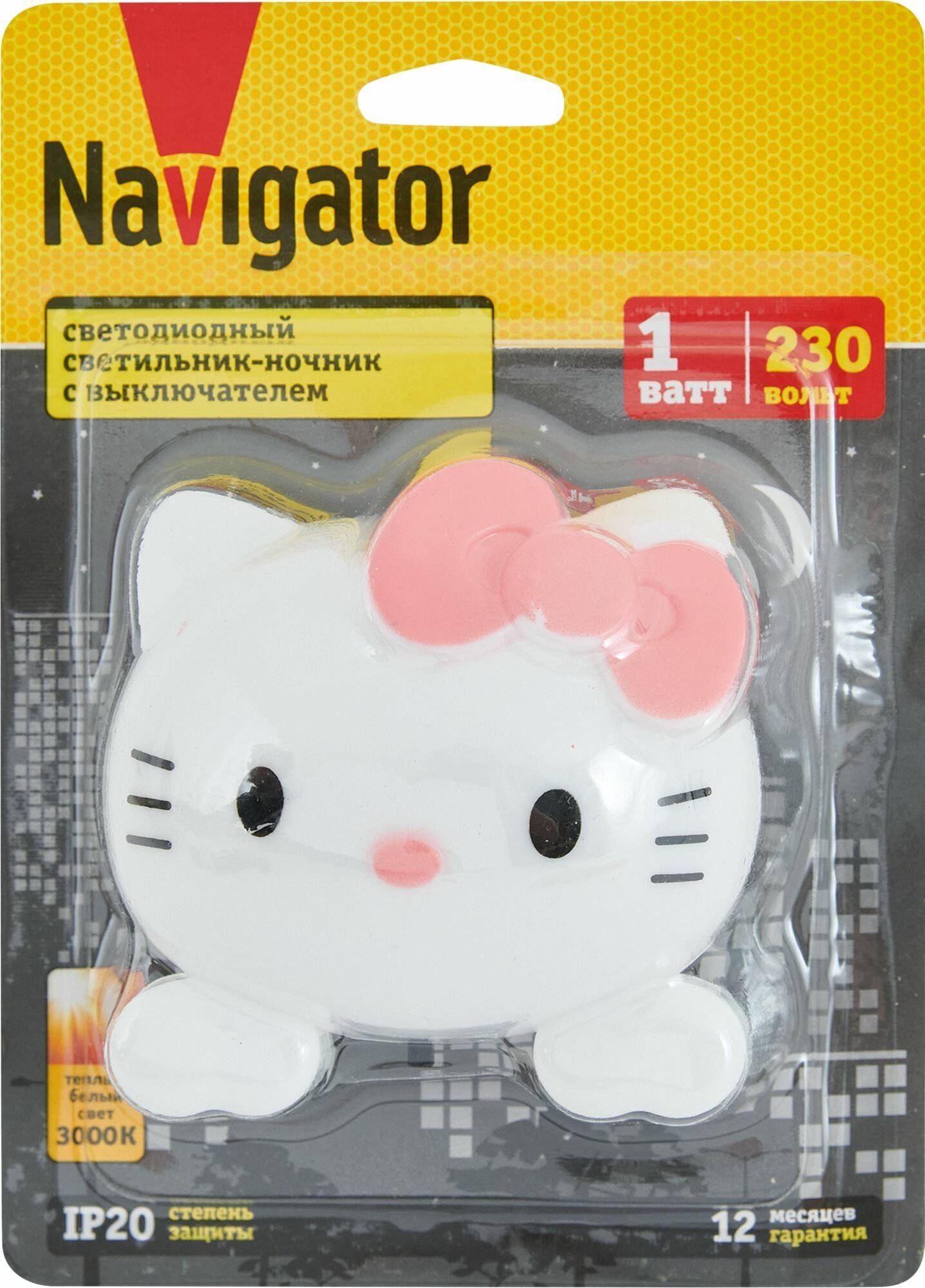 Ночник светодиодный Navigator NNL-SW21 кошка - фотография № 8