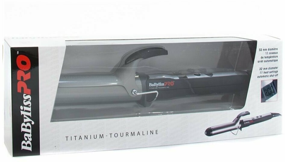 Babyliss Плойка 32 мм с терморегулятором Digita, титаново-турмалиновое покрытие (Babyliss, ) - фото №20