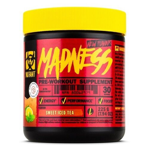 Предтренировочный комплекс Mutant Madness sweet iced tea 225 г 1 шт. предтренировочный комплекс mutant madness 225 г лимонад