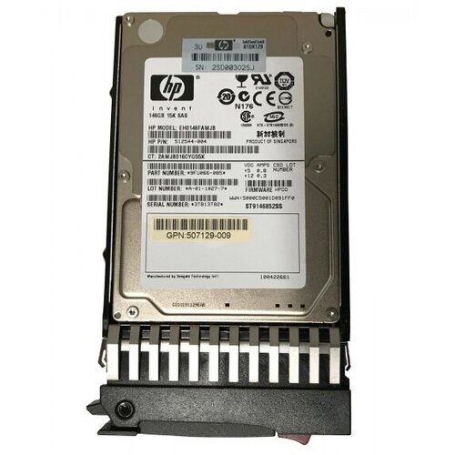 Жесткий диск HP 9FU066-085 146Gb SAS 25 HDD 1047500₽