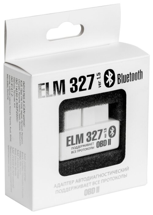 Адаптер автодиагностический EMITRON ELM 327 Bluetooth ver15