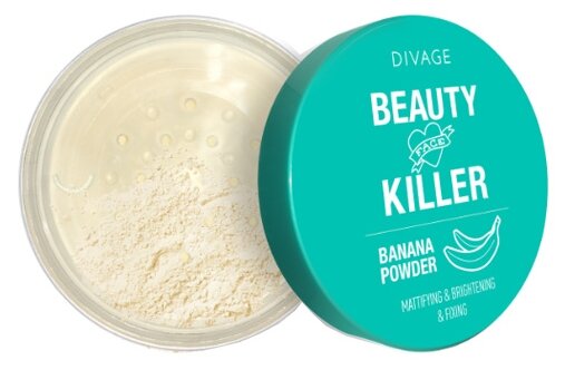 Divage Beauty Killer Banana Powder Товар Пудра рассыпчатая для лица №01 Гамма Косметик ООО - фото №9