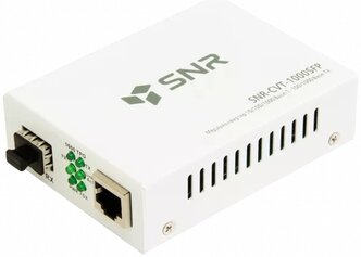 SNR Медиаконвертер 10/100/1000-Base-T / 100/1000Base-FX с SFP-портом