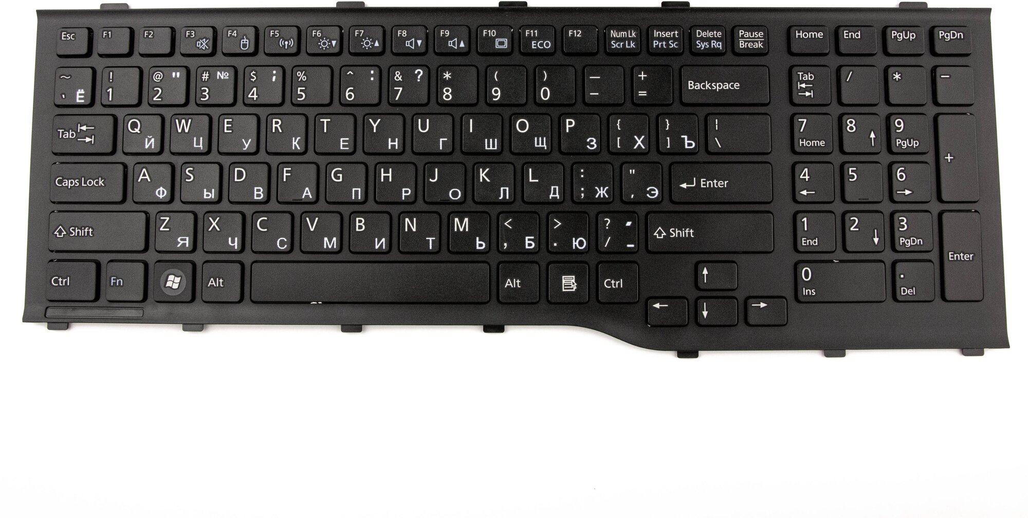 Клавиатура для ноутбука Fujitsu-Siemens Lifebook AH532 A532 N532 NH532 p/n: CP569154-01