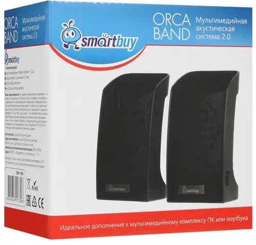 Колонки мультимедийные SmartBuy ORCA BAND, мощность 6Вт, питание от USB (арт. SBA-1000)/60