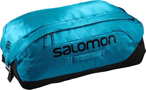 Сумка-баул сумка-рюкзак Salomon LC1516800, 45 л, 30х30х61 см, ручная кладь, отделение для обуви, отделение для мокрых вещей, ультралегкая, с увеличением объема, голубой, синий