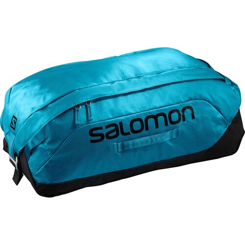 Сумка-баул сумка-рюкзак Salomon LC1516800, 45 л, 30х30х61 см, ручная кладь, отделение для обуви, отделение для мокрых вещей, ультралегкая, с увеличением объема, голубой, синий