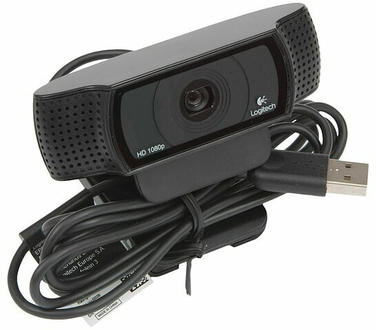 Веб-камера Logitech HD Pro Webcam C920, черный - фотография № 15