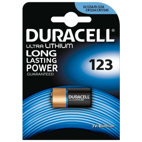 Duracell Батарейка для фотоаппаратов CR123 (A0001263) батарея duracell ultra cr17345 cr123a 1шт