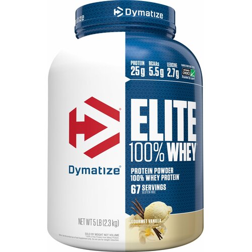 высокобелковый продукт для спортсменов whey fitprotein 2270 г ваниль Протеин Dymatize Elite 100% Whey Protein, 2270 гр., ваниль