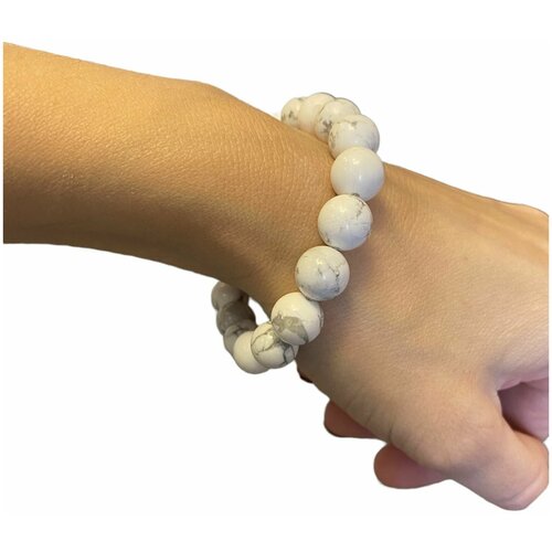 фото Браслет lapena из белого говлита