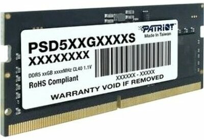 Оперативная память 16Gb PATRIOT Signature Line (PSD516G560081S) SO-DIMM DDR5 5600Mhz (retail)