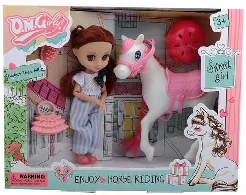 Игровой набор Кукла с лошадкой 58003