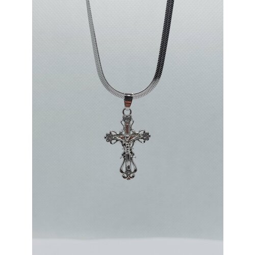 фото Бижутерная цепь с подвеской крест xuping jewelry
