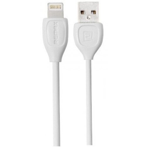 Кабель USB - 8 pin Remax RC-050i Lesu, 1.0м, круглый, 2.1A, силикон, цвет: белый usb кабель remax emperor series cable rc 054i для apple 8 pin серебряный