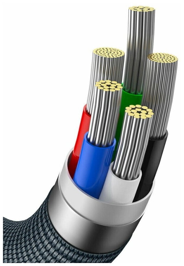 Кабель Baseus Crystal Shine USB Type-C - USB Type-C (CAJY) — фото 1