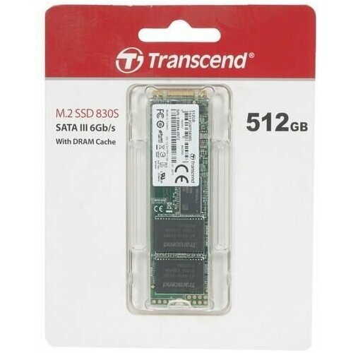 512 ГБ SSD M2 накопитель Transcend MTS830S TS512GMTS830S 653300₽