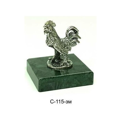 Серебряная статуэтка Петух