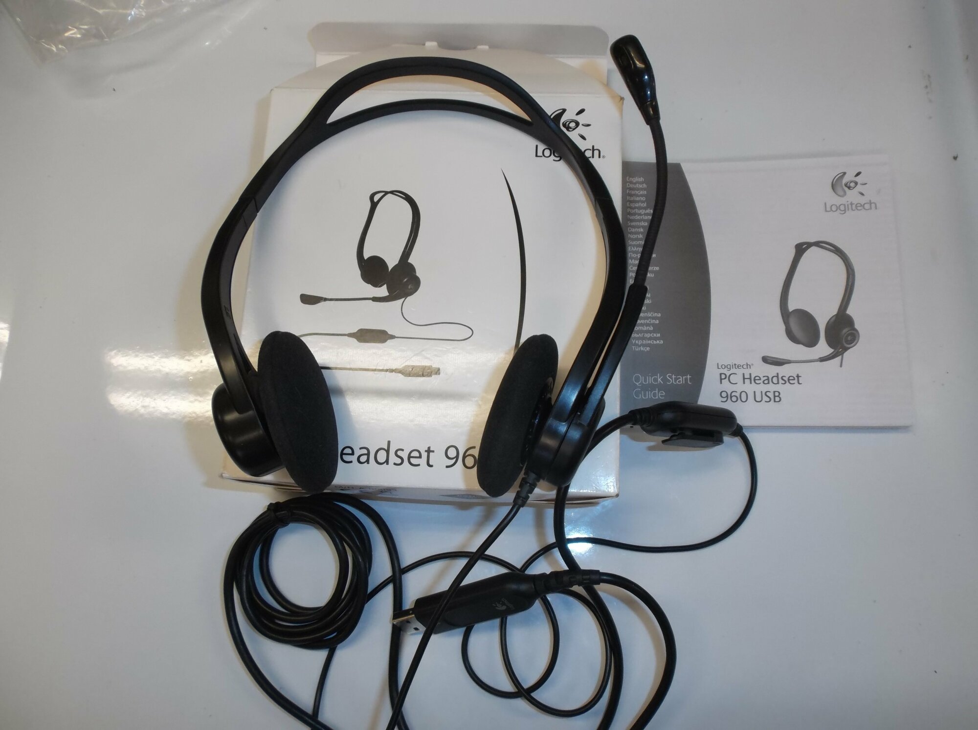 Компьютерная гарнитура Logitech 960 USB Headset