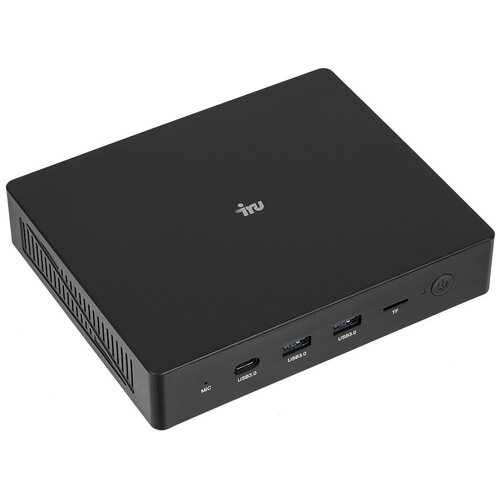 Неттоп IRU 110PGL Cel J4125 (2) 4Gb SSD128Gb UHDG 600 CR Free DOS GbitEth WiFi BT черный (1829653) iru 110pgl 1829653 cel j4125 2 4gb ssd128gb uhdg 600 cr free dos gbiteth wifi bt black