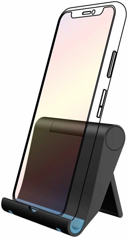 Подставка для смартфона Wiiix DST-102-SIMPLE-B складная настольная