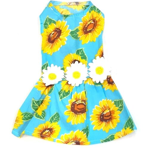 Платье для собак Flower (35см девочка) платье для собак принт 35см девочка