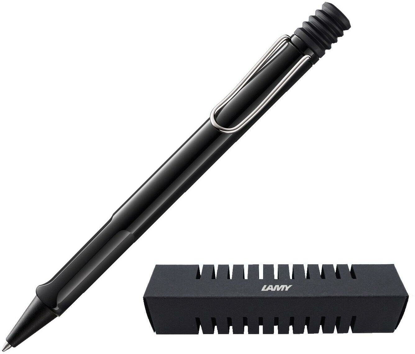 Ручка шариковая автоматическая Lamy 219 safari, Черный, M