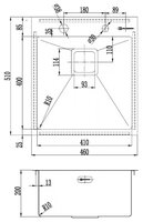 Врезная кухонная мойка 46 см OMOIKIRI Akisame 46 LG 4993081 светлое золото