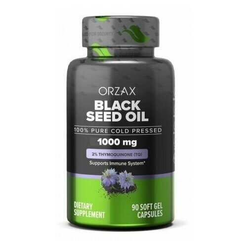 Orzax Black Seed Oil / Орзакс Масло черного тмина 1000 мг