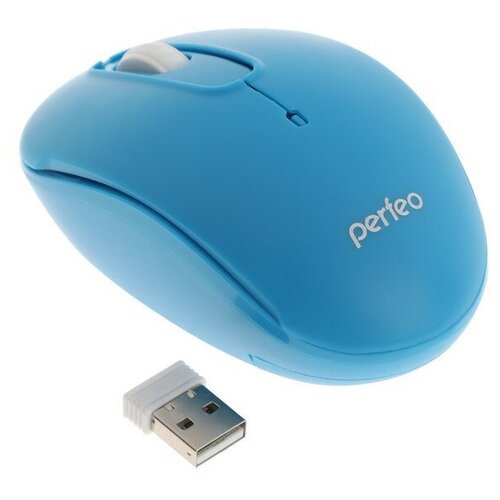 Мышь Perfeo COMFORT беспроводная оптическая 1000 dpi 2xAAA не в компл синяя 111300₽