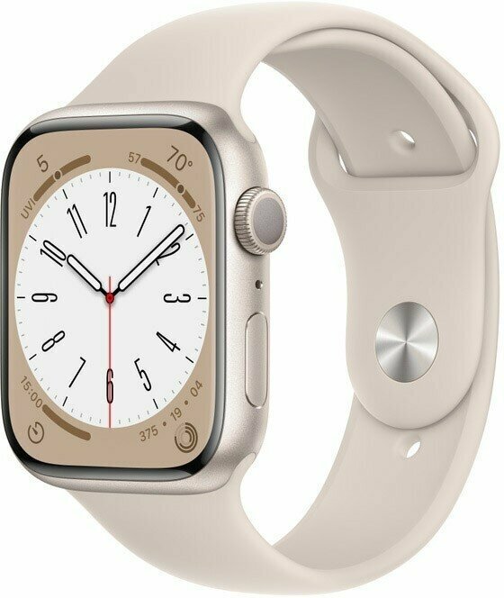 Умные часы Apple Watch Series SE Gen 2 40 мм Aluminium Case GPS, starlight Sport Band - фотография № 19