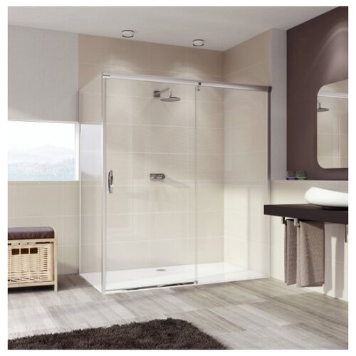 Дверь раздвижная односекционная 1100х2000 мм Huppe Aura 401513092321 правая 86680₽