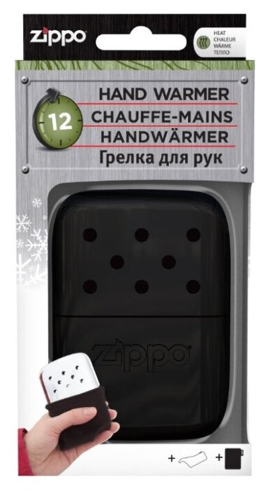 Каталитическая грелка ZIPPO алюминий Black