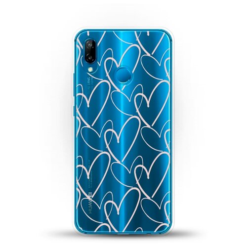 фото Силиконовый чехол сердца на huawei p20 lite andy & paul
