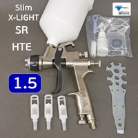 Краскопульт Walcom SLIM X-Light S HTE SR (1,5мм) в кейсе