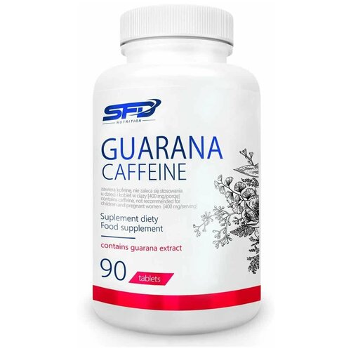 Гуарана - кофеин комплекс / энергетик / SFD Guarana Caffeine 90 таб. (таблетки массой 1000 мг.)