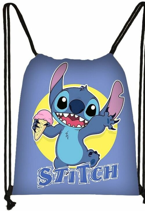 Сумка для обуви Стич, Мешок для сменки Stitch