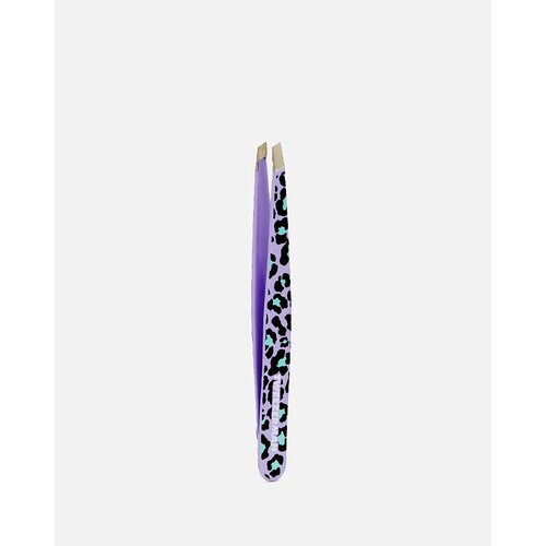 TWEEZERMAN Пинцет для бровей скошенный, Slant Tweezer Leopard Print пинцет скошенный tweezerman slant tweezer geranium 1 шт