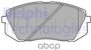 Колодки Тормозные Передние Delphi Lp2050 Delphi арт. LP2050