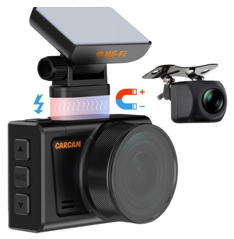 Видеорегистратор CARCAM Q6, 2 камеры, GPS, ГЛОНАСС