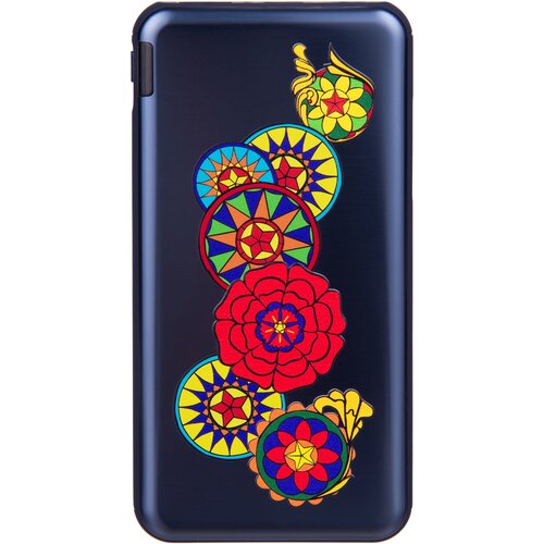 Внешний аккумулятор Витражи 10000 mAh синий металлик 580000₽