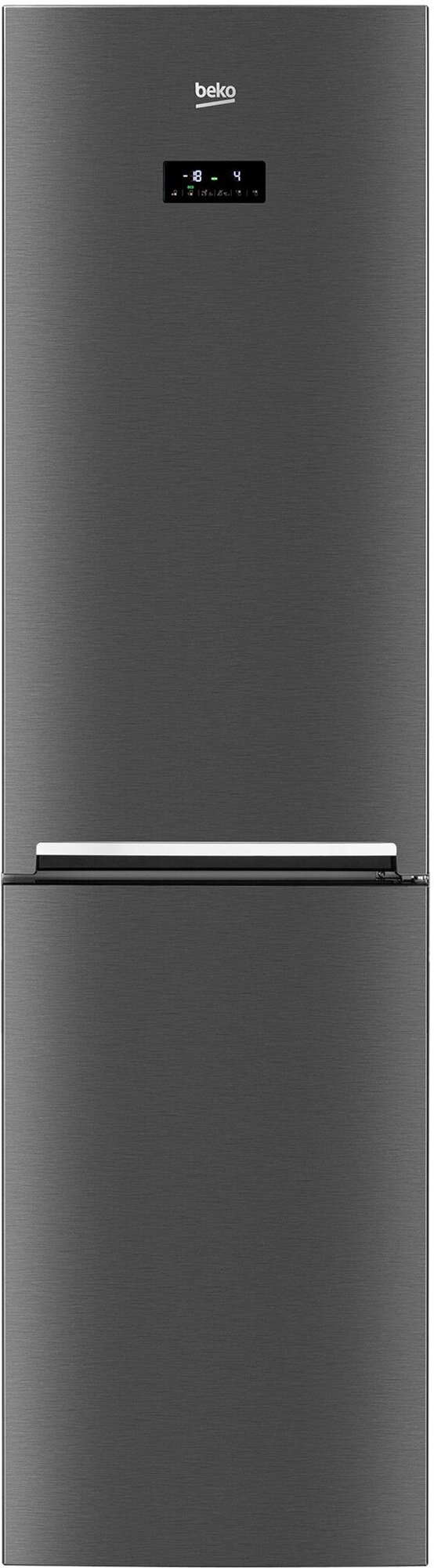 Двухкамерный холодильник Beko RCNK335E20VX, No Frost, серебристый