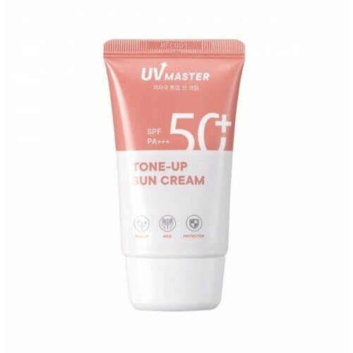TONY MOLY UV Master Tone-Up Sun Cream SPF50+ PA+++ Солнцезащитный тонирующий крем для лица, 45 мл.