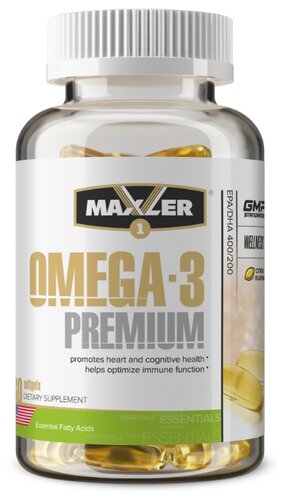 Стоит ли покупать Омега жирные кислоты Maxler Omega 3 Premium (60 капсул)? Отзывы на Яндекс.Маркете