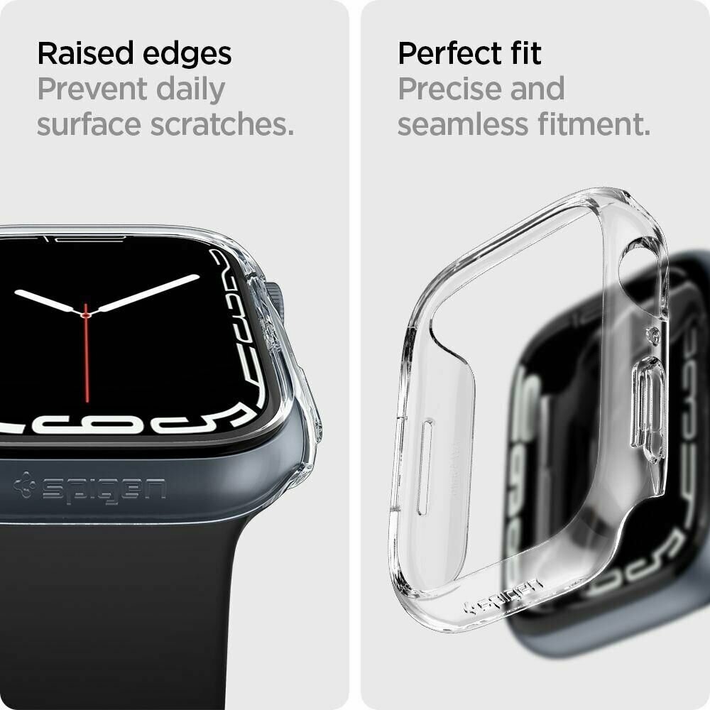 Чехол для корпуса Spigen Thin Fit для Apple Watch 7 45 ACS04179 прозрачный