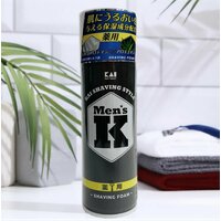 Kai Японская пена для бритья с протеинами шёлка и алоэ Mens K Shaving Style, 220 гр.