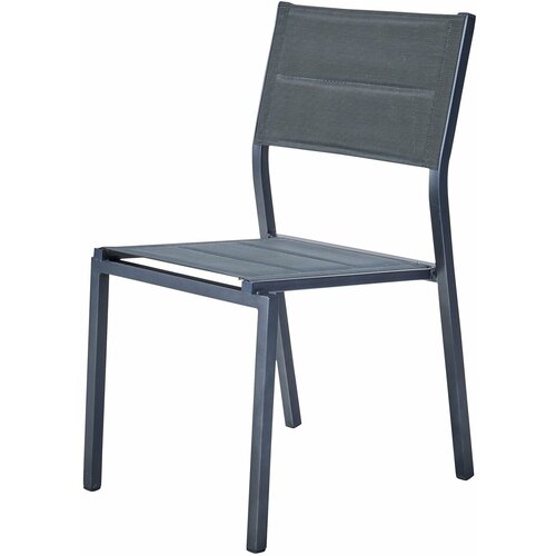 Стул садовый, стул для дачи 46x85x57см, сталь/текстилен