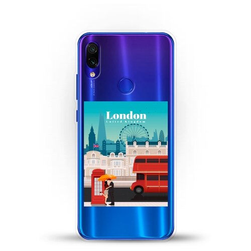 фото Силиконовый чехол london на xiaomi redmi note 7 andy & paul
